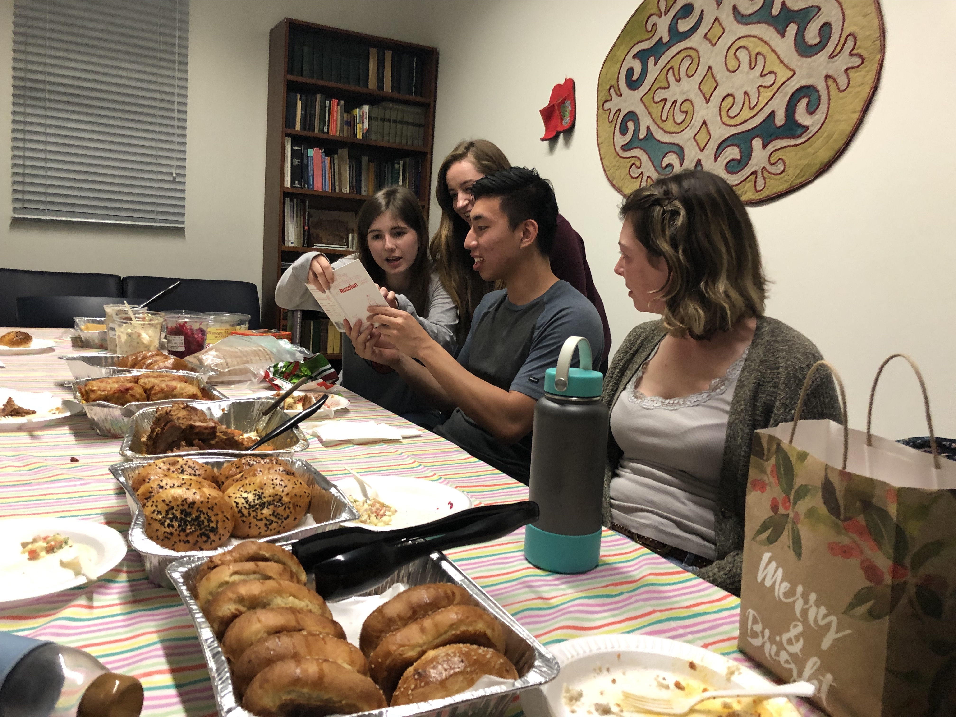 Photo of students dining